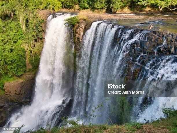 Stage 2 Of The Waterfalls At The Bousra Eco Park In Mondulkiri Province Cambodia Stock Photo - Download Image Now