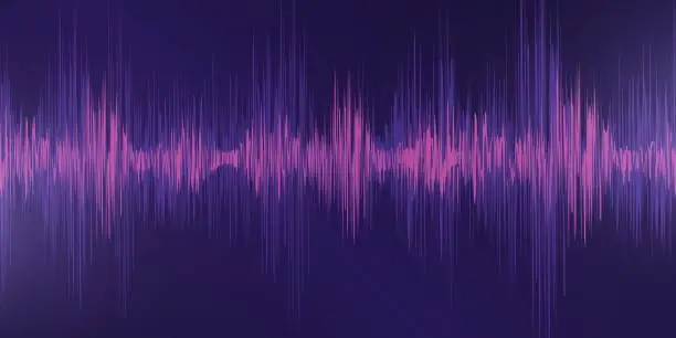 Vector illustration of Sound Wave Classic Background