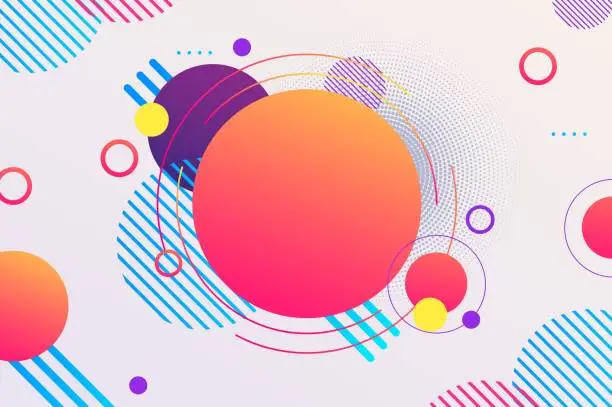 Vector illustration of Abstract Modern Geometric Sale Banner Template for Web Social Media Promotion Editable Vector Design