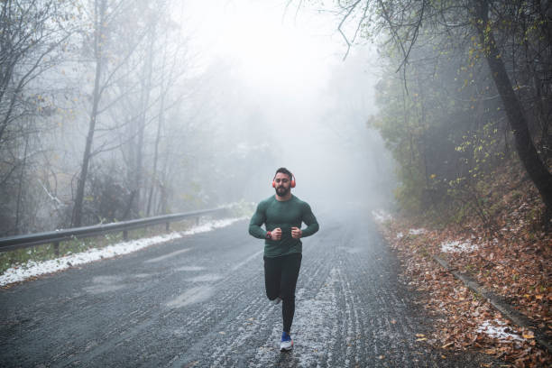 istock Man Running On The Road. 1194177224
