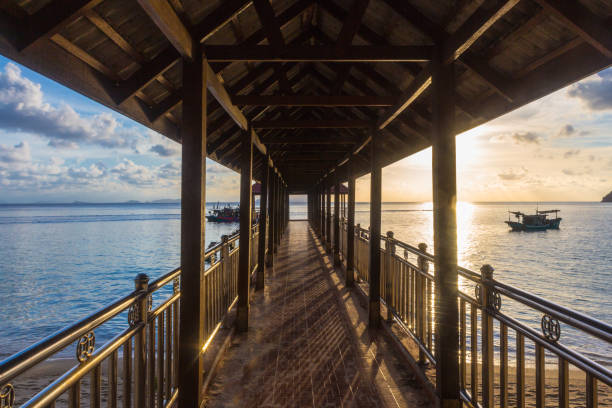 istock A small jetty on the tropical island. Malaysia 1194185785