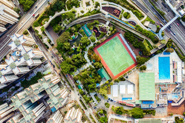 istock Hong Kong City Drone view 1194185844