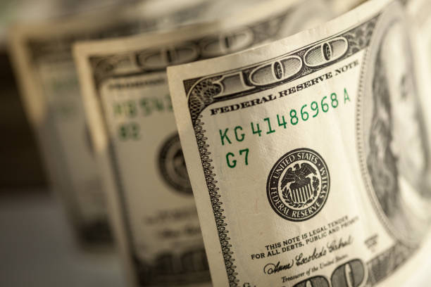 istock Abstract of One Hundred Dollar Bills 1194186228