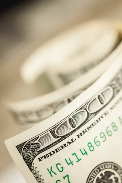 istock Abstract of One Hundred Dollar Bills 1194186310