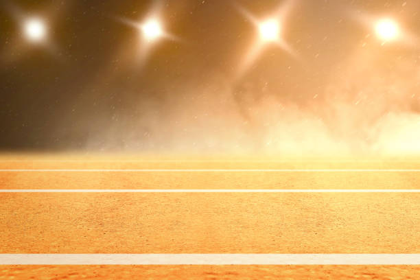 istock View of running track with spotlights 1194196183