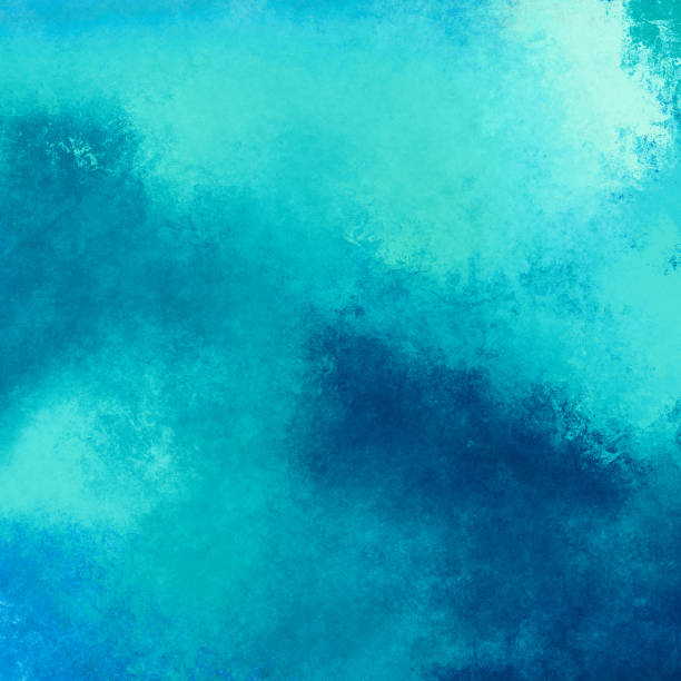 istock Abstract modern painting . Painted paper , canvas , wall . Textured background in blue tones. 1194200559