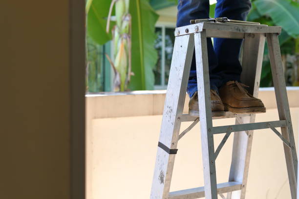 istock repairman worker standing on ladder 1194207673