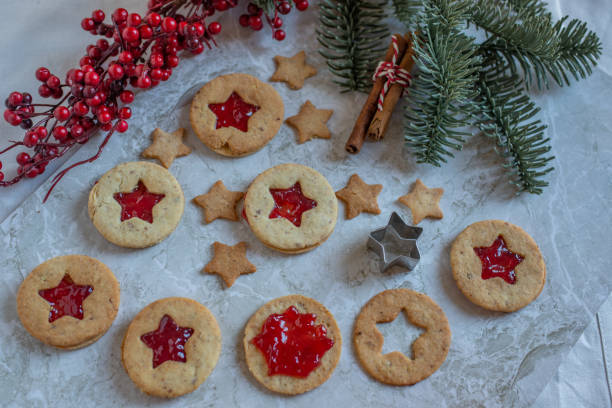istock Linz Christmas Cookies 1194208507