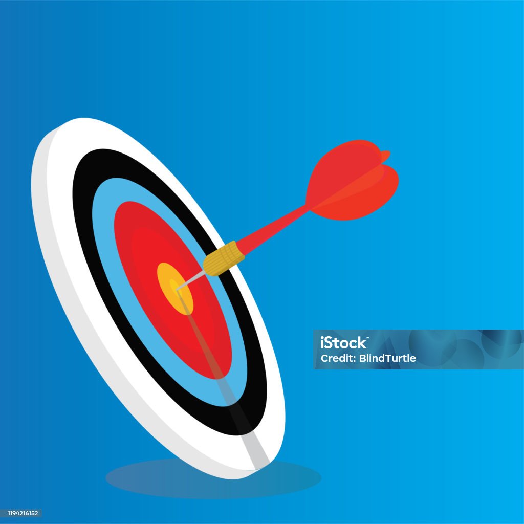 Add Circular Target Circular Target Marked And Dart Board Stock Illustration - Download ...