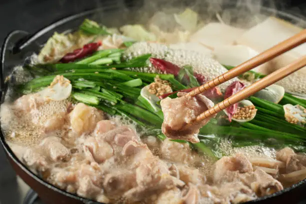 Motsunabe is a Japanese food that is made from Beef or Pork Tripe (offal).