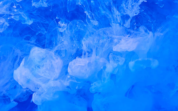 istock Icy blue marine abstract background. Stylish modern technology background. 1194222399