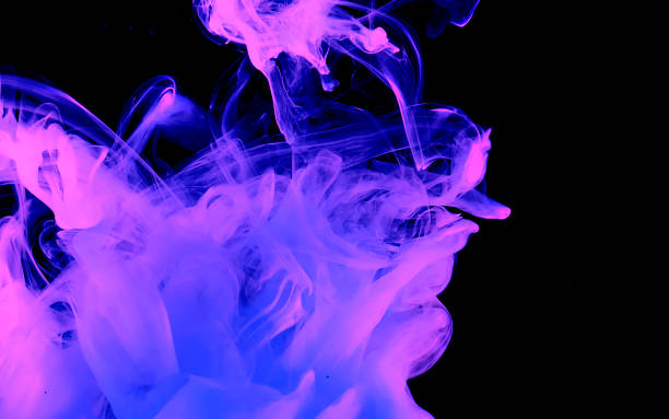 istock Space blue lilac abstract background. Stylish modern technology background. 1194222409