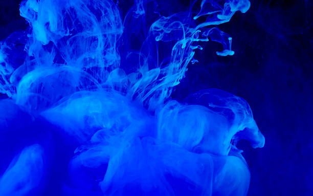 istock Beautiful space blue abstract background. Stylish modern technology background. 1194222412