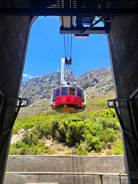 istock Table Mountain Cape Town Cable Car from ground station 1194226304