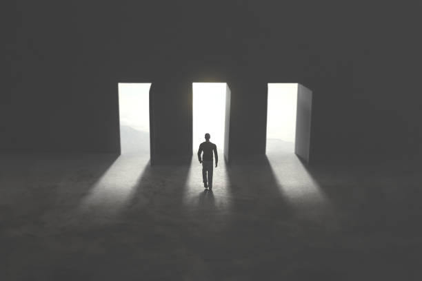 istock three options concept, man in front of three open door 1194231225