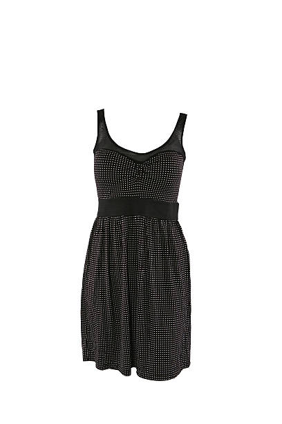 istock Black dress with dots 119423363