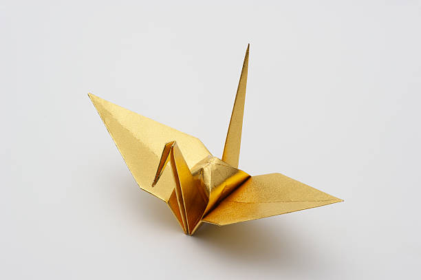 istock Japanese paper crane 119423442