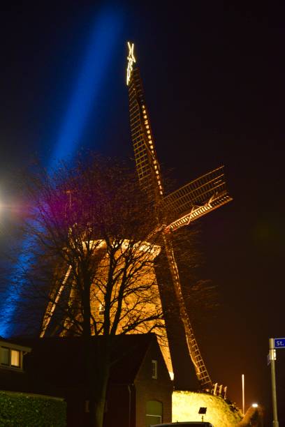 istock East light in the Netherlands near a mill 1194238301