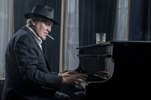 istock Senior Piano Playing Man 1194238482