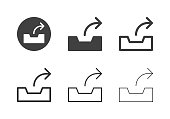 istock Outbox Tray Icons - Multi Series 1194242414