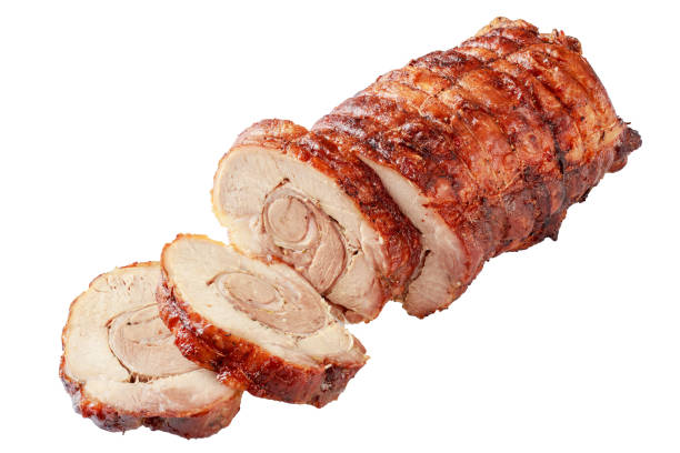 istock Porchetta roast rolled pork belly 1194243308