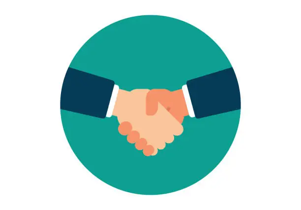 Vector illustration of Handshake