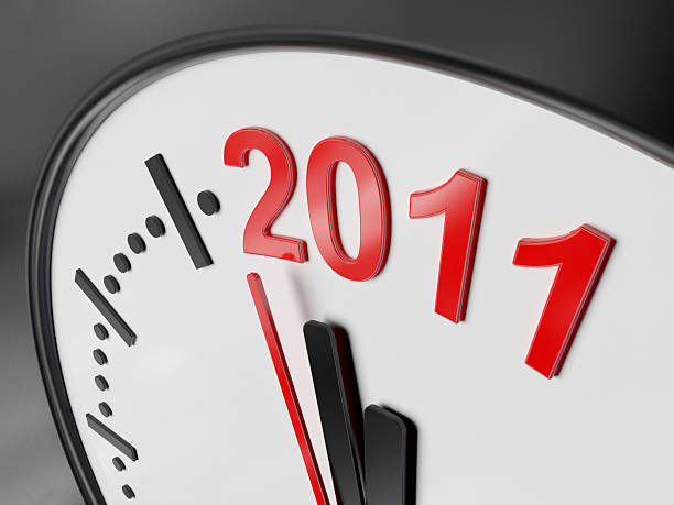 istock The new year  in a clock 119424376