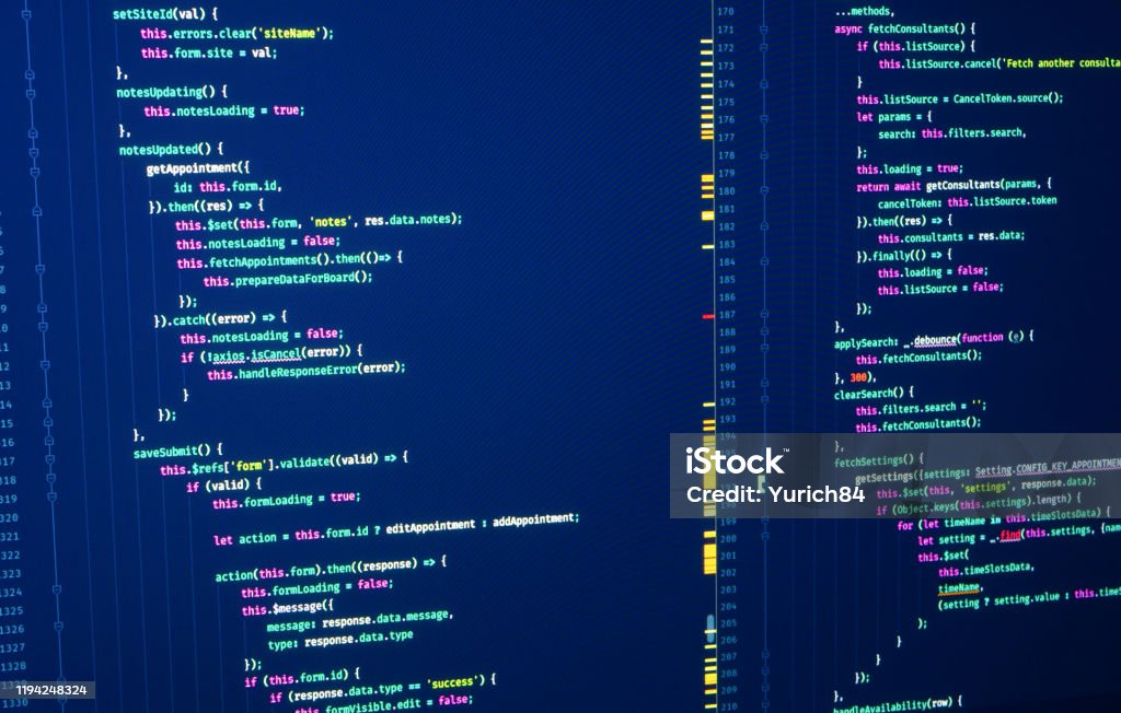 Software Computer Programming Code Stock Photo - Download Image Now ...