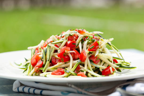 istock Fresh zucchini salad. 1194248668