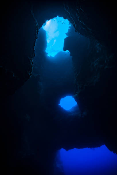 istock Magic Light in Famous Blue Holes of Palau, Micronesia 1194249677