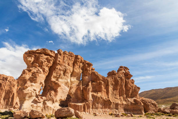 istock Eroded rocks at Italia Perdida in Bolivia. 1194252102