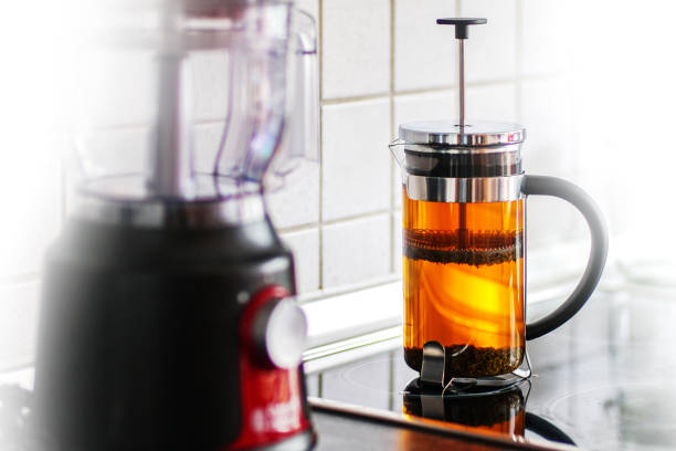 istock Preparation of cistus tea or rock tea 1194253580