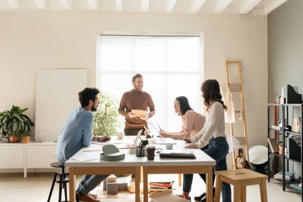 istock Businesspeople Working in Team 1194253981