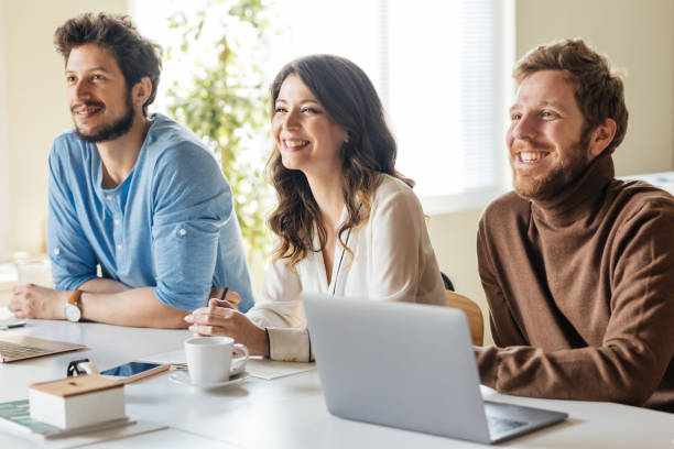 istock Businesspeople Having a Meeting 1194254574