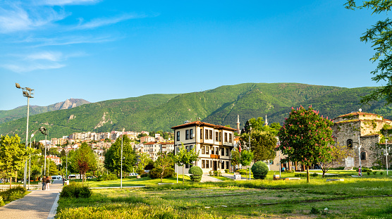 View of Bursa at Kamberler Park in Turkey