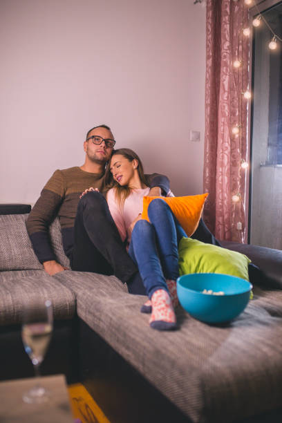 istock Young couple at home 1194255934