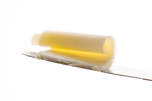 istock Butter Curl Freshly rolled-up butter swirl. 1194264675