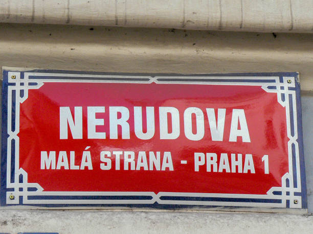 istock Prague street sign, Czech Republic 1194270933