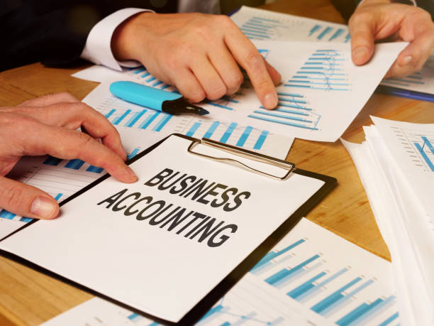 istock Conceptual hand written text showing Business Accounting 1194272075