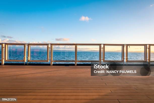 Cruise Ship Deck View Stock Photo - Download Image Now - Cruise Ship, Boat Deck, Cruise - Vacation