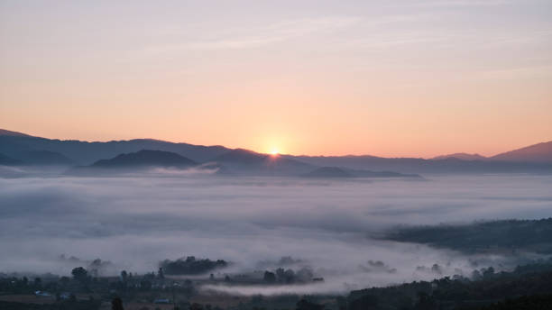 istock Forest Cloud with Sunrise in Pai 1194274363