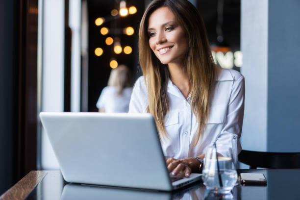 istock Young businesswoman on a coffee break 1194275671