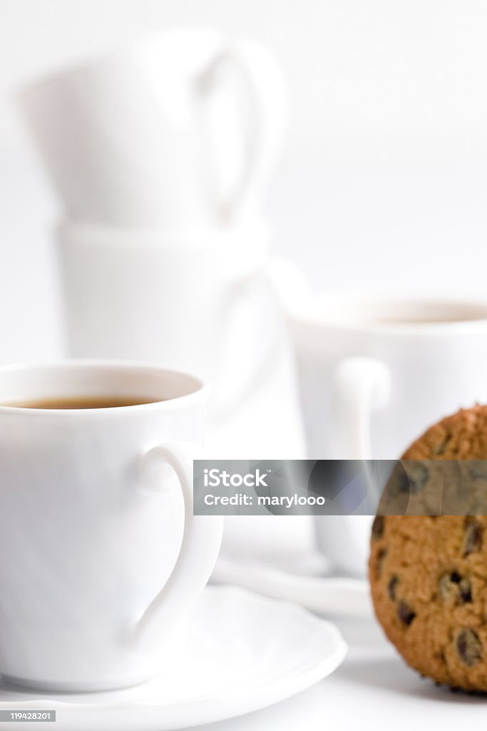 Café y muffin - Foto de stock de Al horno libre de derechos