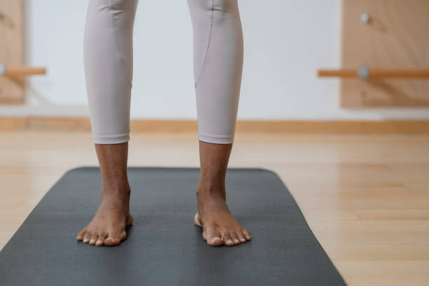 istock A Woman Doing Yoga 1194282343