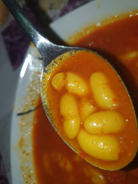istock Beans with chorizo and hot pepper made with love 1194291814