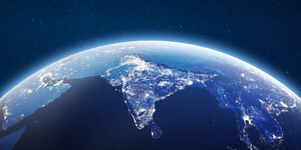 city lights india - índia imagens e fotografias de stock