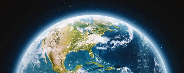 istock Planet Earth city lights 1194292461