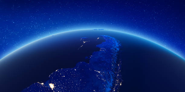 istock Patagonia city lights 1194292519