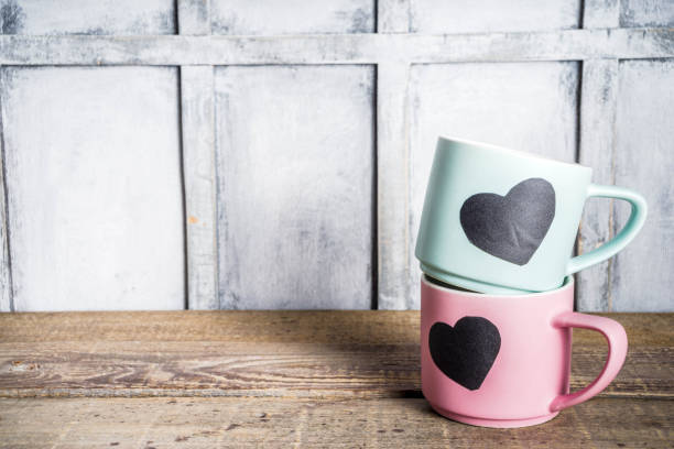 istock Valentine's day background with hearts, flowers 1194295739