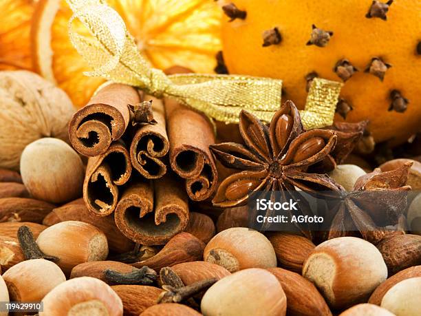 Christmas Background Stock Photo - Download Image Now - Almond, Anise, Appetizer